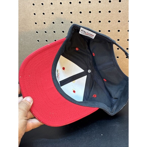 1997 NASCAR Daytona 500 Winston Cup Series Black Red Snapback Hat trucker - Picture 6 of 7